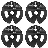 Yes4All 1.25Lb Dumbbell Fractional Weight Plates 2 Pieces/4 Pieces - Designed For Dumbbell Training, Micro Loading, And Body Workout