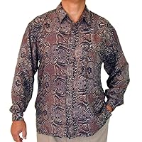 Men's Printed 100% Silk Shirt # 126