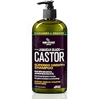 Superior Growth Jamaican Black Castor Shampoo 33.8 oz. - Sulfate Free Shampoo made with Natural Ingredients