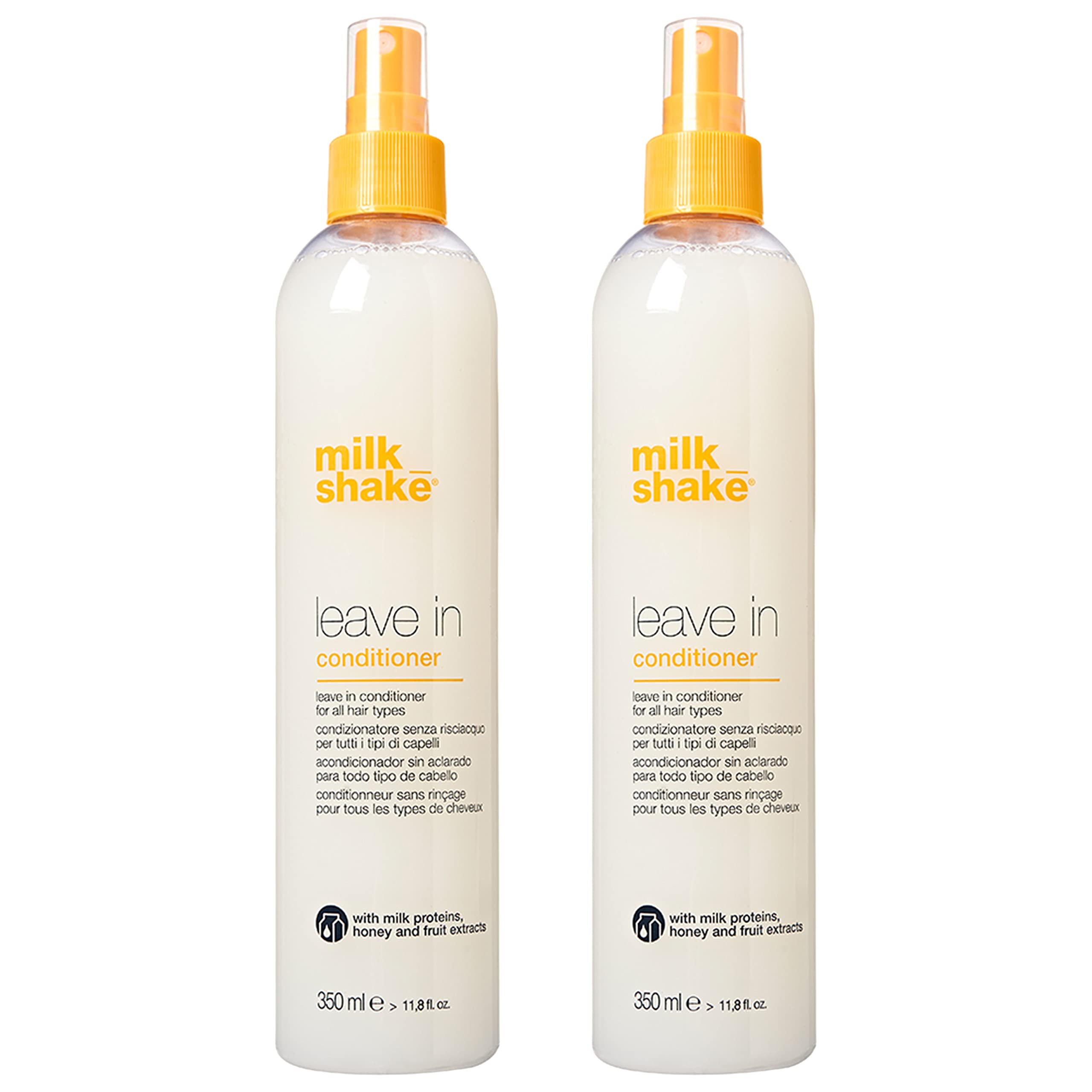 milk_shake Leave-In Conditioner Detangler Spray for Natural, Curly or Straight Hair - Protects and Hydrates Color Treated and Dry Hair, 11.8 Fl Oz (Pack of 2)