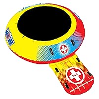 WOW Sports WOW World of Watersports, 15-2030, Wow Bouncer, Inflatable Floating Trampoline, Boarding Platform, 10 Foot Diameter, 1 to 2 Person