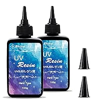1kg Clear UV Resin Hard Type New Formula One Minute Ultraviolet Solar Quick  Curing Epoxy Resin Glue for Casting & Coating/Molds/Jewelry Pendants