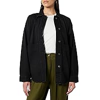 The Drop Women's Pilar Long Denim Shirt Jacket