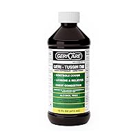 Geri-Tussin DM Liquid Cold Cough Syrup by GeriCare| 2-in-1 Maximum Strength Cough Suppressant Dextromethorphan & Expectorant Guaifenesin| Non-Drowsy Cough Relief Syrup & Chest Decongestant|16 Fl Oz