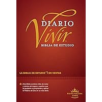 Biblia de estudio del diario vivir RVR60 (Tapa dura, Vino tinto, Letra Roja) (Spanish Edition)