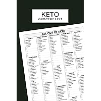 Keto Grocery List: Organizing your list by 19 Categories and Extra spaces in each category let you add your own items as you need Keto Grocery List: Organizing your list by 19 Categories and Extra spaces in each category let you add your own items as you need Paperback