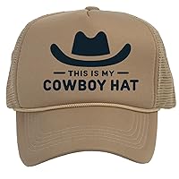 TOP HEADWEAR This is My Cowboy Hat - Snapback Trucker Cap