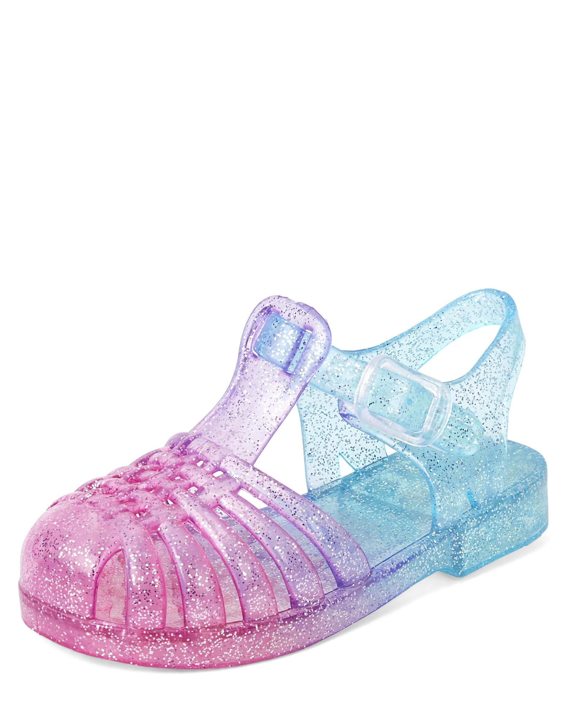 The Children's Place Baby Girls and Toddler Jelly Fisherman Sandals, Ombre Multicolor