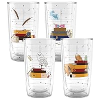 Tervis Harry Potter Ideograms Collection Assorted Insulated Tumbler, 16oz-4pk, Classic