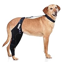 Dog Knee Brace for ACL, Knee Cap Dislocation, Arthritis - Full Wrap - Easy Adjustable - Extra Support - Reduces Pain and Inflammation – Full Sizes