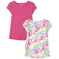 The Children's Place girls Print Basic Layering Tees