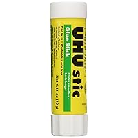 99655 Glue Stick, 1.41 oz, Pack of 6, Clear/ White