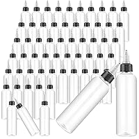 Irenare 100 Pcs 4 oz Plastic Squeeze Bottles Bulk Boston Dispensing Bottles Empty Hair Oil Bottles with 20/410 Twist Top Cap for Essential Oils, Hair Applicator, Liquids, Condiment Dispenser