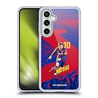 Head Case Designs Officially Licensed FC Barcelona Lionel Messi 2020/21 First Team Group 1 Soft Gel Case Compatible with Samsung Galaxy S23 FE 5G