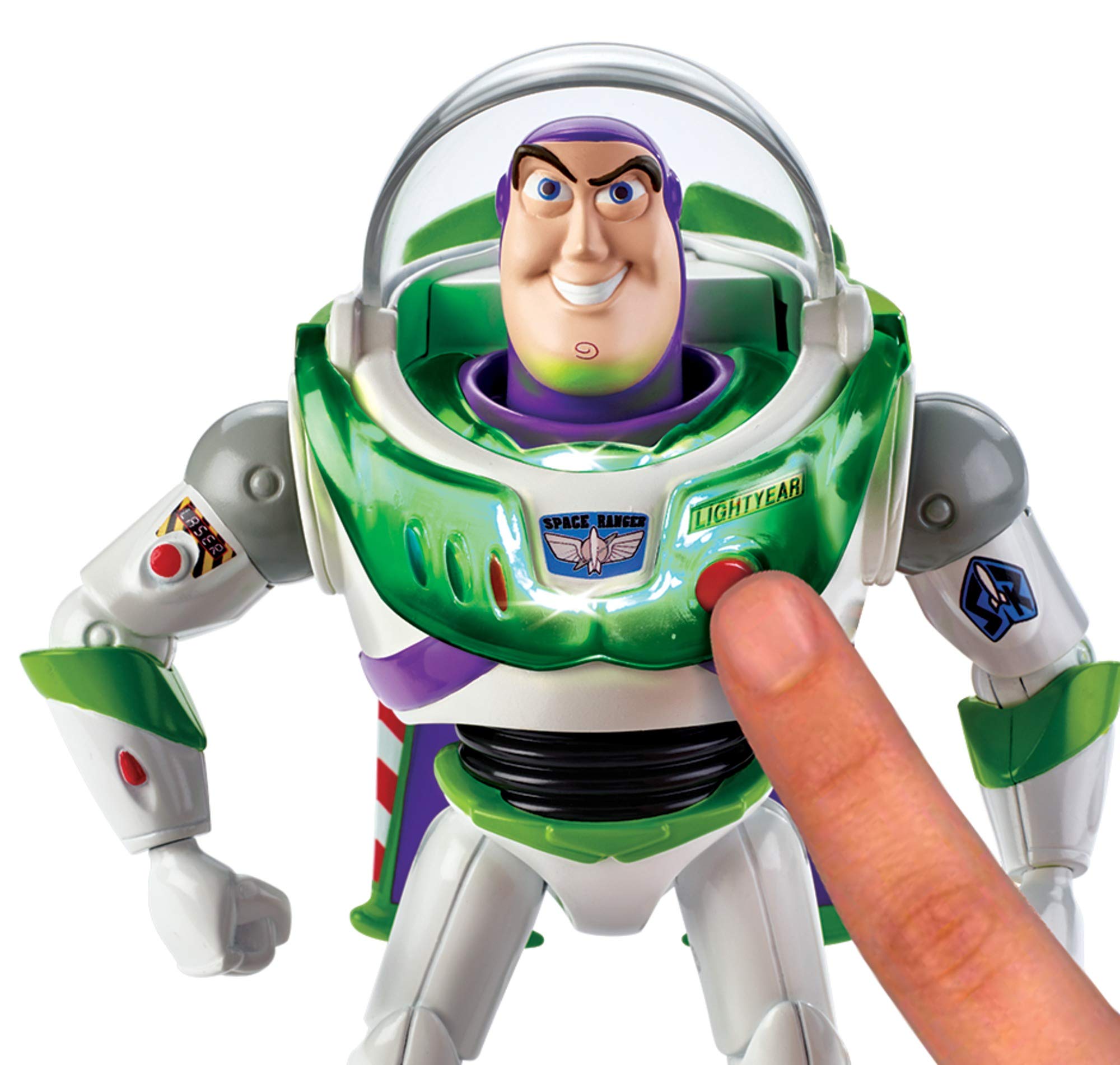 Disney Pixar Toy Story 4 Blast-Off Buzz Lightyear Figure, 7 in / 17.78 cm-Tall, with Lights, Phrases, Sounds and Pop-Out Wings, Gift for Kids 3 Years and Older [Amazon Exclusive]