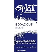 Splat | Bodacious Blue | 1.5 oz. Foil Pack | 30 Wash | Semi-Permanent Blue Hair Dye