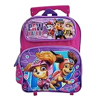 Paw Patrol 12 Inch Small Rolling Backpack Toddler 4 - 6 yrs