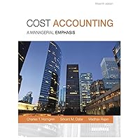 Cost Accounting (15th Edition) Cost Accounting (15th Edition) Hardcover Paperback Loose Leaf