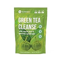 360 Nutrition Green Tea Detox Cleanse | 15 Servings | Weight Loss, Senna Leaf and Garcinia Cambogia Powder