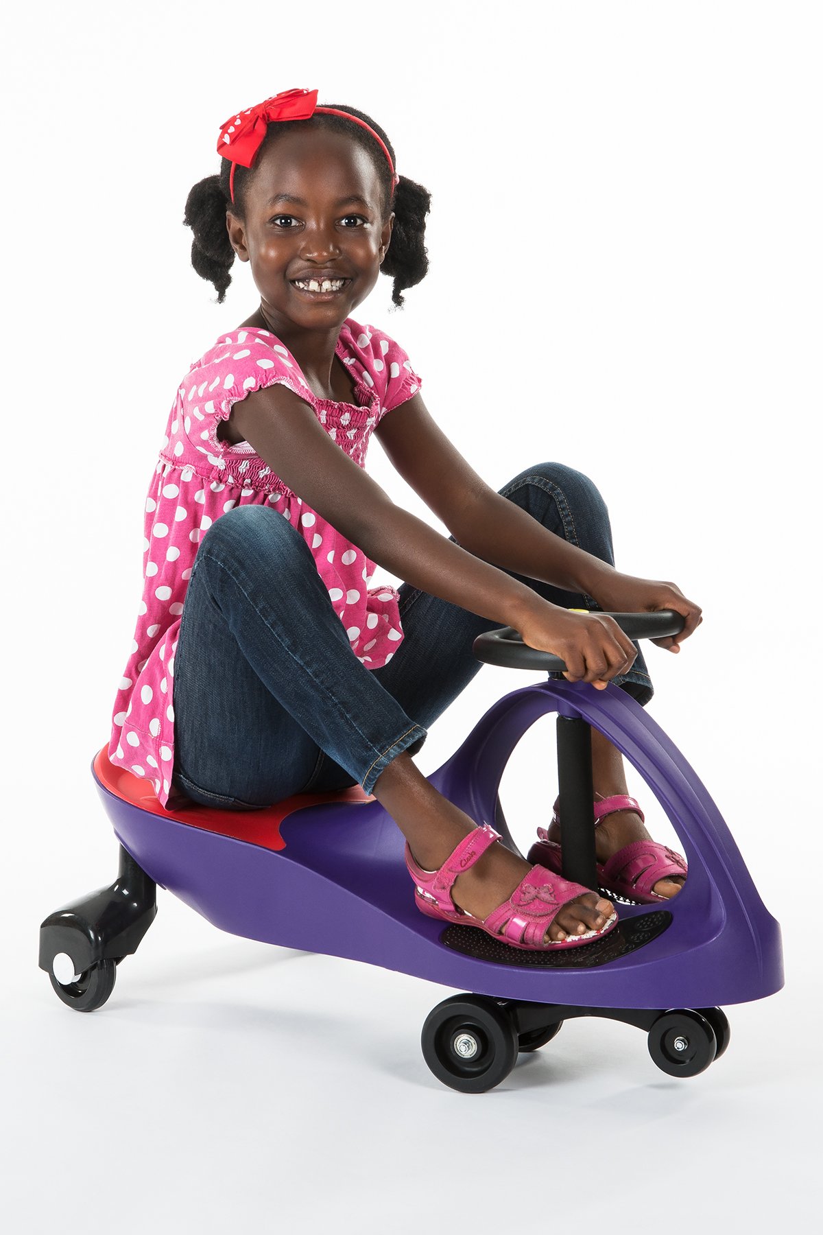 PlasmaCar The Original by PlaSmart – Purple – Ride On Toy, Ages 3 yrs and Up, No Batteries, Gears, or Pedals, Twist, Turn, Wiggle for Endless Fun