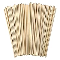 120 Gram - Wood Sticks for Crafts - 6 Inch Birch Wood Craft Sticks