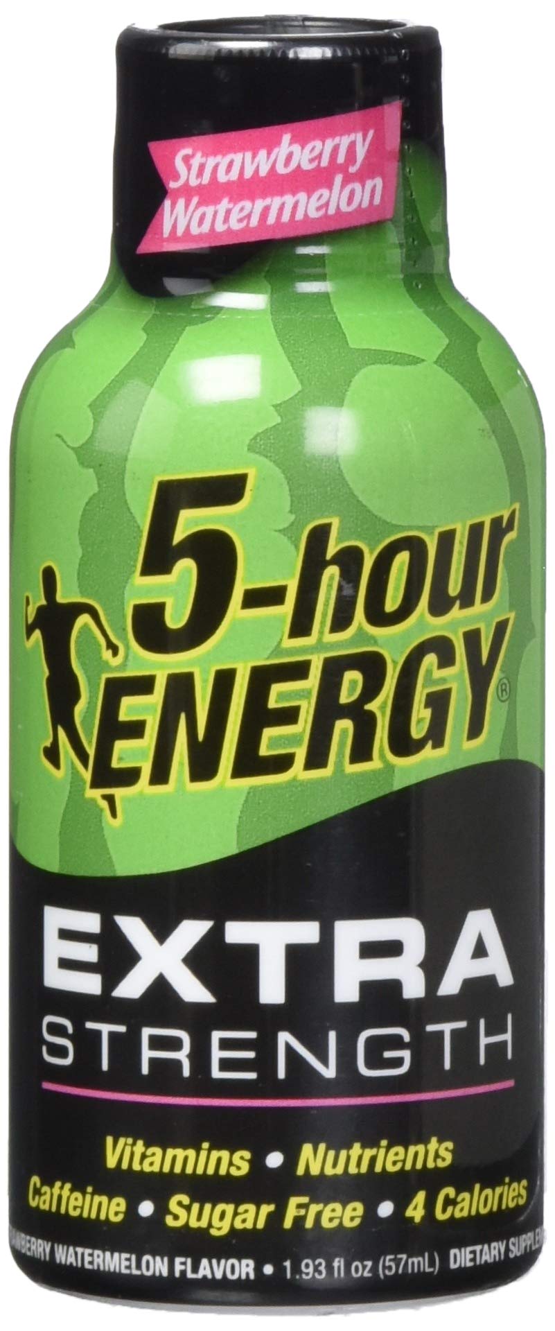 Living Essentials 5-Hour Energy Extra Strength Strawberry Watermelon Energy Shot 1.93 oz. Bottle