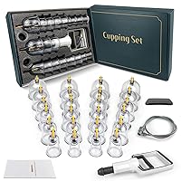 Cupping Set 24 Cups - Cupping Kit for Massage Therapy Pain Relief Cupping Therapy Set