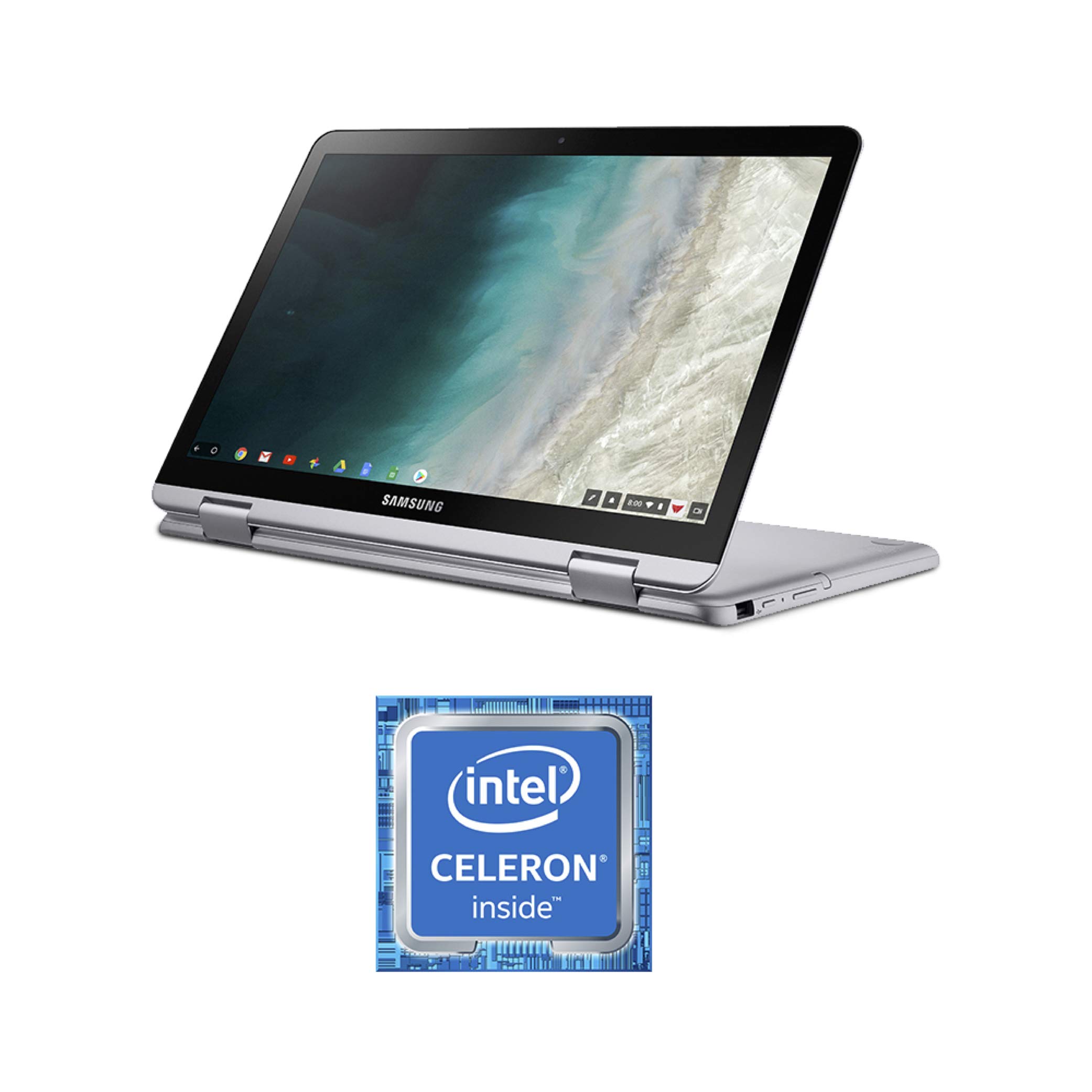 Samsung Chromebook Plus V2 2-in-1 Laptop- 4GB RAM, 64GB eMMC, 13MP Camera, Chrome OS, 12.2