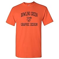 Bowling Green State University Falcons Arch Logo Department, Team Color T Shirt