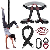 DASKING Heavy Bungee Resistance Band Set Gravity Yoga Bungee Cord Resistance Belt Set 4D Bungee Dance Rope Workout Fitness Home Gym Professional Training Equipment