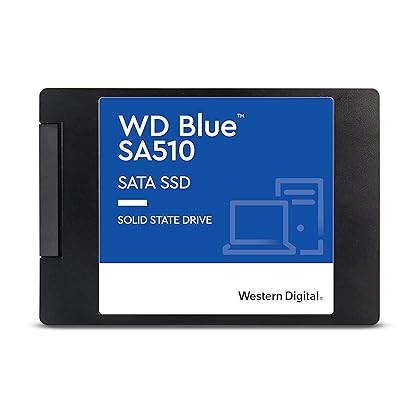Western Digital 1TB WD Blue SA510 SATA Internal Solid State Drive SSD - SATA III 6 Gb/s, 2.5