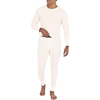 Fruit of the Loom Men's Recycled Waffle Thermal Underwear Set (Top and Bottom)