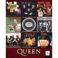 Queen Forever 1000 Piece Jigsaw Puzzle | Collectible Puzzle Featuring Queen Discography & Album Covers | Officially Licensed Queen Merchandise
