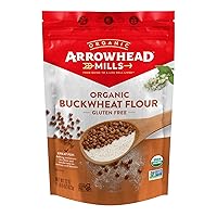 Organic Buckwheat Flour, Gluten Free, 22 oz