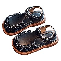 Girls Sandals Closed Toe Sandals Soft Soled Children's Sandals For 2T To 7T Girls Sandals 13