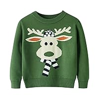 18months-Baby Girl Clothes Toddler Boys Girls Christmas Cartoon Autumn Warm Knitted Sweater Baby Cardigan 3-6