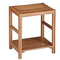 Honey-Can-Do Bamboo Spa Bench BTH-02100 Natural 200 lbs