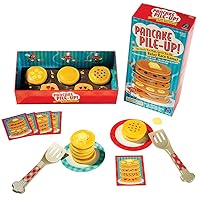 Educational Insights Pancake Pile-Up, Sequence Relay Board Game for Preschoolers, for 2-4 Players, Easter Basket Stuffer, Gift for Kids Ages 4+