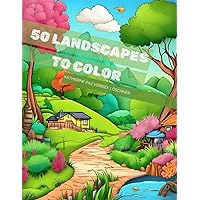 50 COLORING LANDSCAPES (Portuguese Edition)
