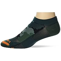 Merrell Men's and Women's Trail Running Lightweight Socks-Unisex Anti-Slip Heel and Breathable Mesh Zones