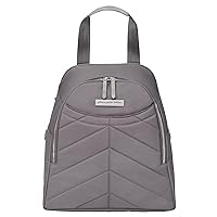 Petunia Pickle Bottom Inter-Mix Slope Backpack - Machine-Washable Diaper Bag - Ultimate His & Hers Backpack - Spacious & Versatile Bag - Compatible with Inter-Mix Systems - Charcoal Microfiber
