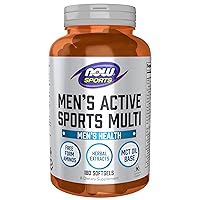 Sports Nutrition, Men's Extreme Sports Multi with Free-Form Amino Acids, ZMA®, Tribulus, MCT Oil, and Herbal Extracts, 180 Softgels