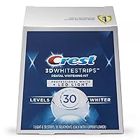 Crest 3D Whitestrips Professional White with Hydrogen Peroxide + LED Light Teeth Whitening Kit - 19 Treatments Crest 3D Whitestrips Professional White with Hydrogen Peroxide + LED Light Teeth Whitening Kit - 19 Treatments