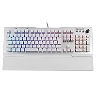 ROCCAT Vulcan 122 AIMO RGB Mechanical Gaming Keyboard JP Japanese Array Model Silent Linear (Equivalent to Red Axis) Domestic Genuine White German Design ROC-12-956-RD