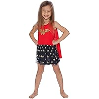 Wonder Woman Girls Tank Nightgown with Cape