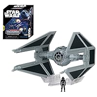 STAR WARS Micro Galaxy Squadron TIE Interceptor Mystery Bundle - 3-Inch Light Armor Class Vehicle and Scout Class Vehicle with Micro Figure Accessories - Amazon Exclusive