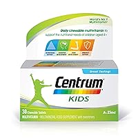Kids Multivitamins and Minerals Tablet, 30 Chewable Tablets, Essential Nutrients Vitamins and Minerals to Help Support Nutritional Needs of Children Aged 4+ Vitamin D, Complete from A - Zinc