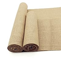 Agfabric Natural Burlap Fabric Roll,64 inchx50 Feet Burlap Tree Wrap for Vegetables and Plants,Tree Protector, Decorations
