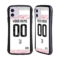 Head Case Designs Officially Licensed Custom Customized Personalized Juventus Football Club Away Hybrid Case Compatible with Apple iPhone 11