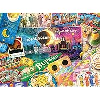 Buffalo Games - Aimee Stewart - Path of Totality - 1000 Piece Solar Eclipse Jigsaw Puzzle for Adults Challenging Puzzle Perfect for Game Nights - Finished Size 26.75 x 19.75